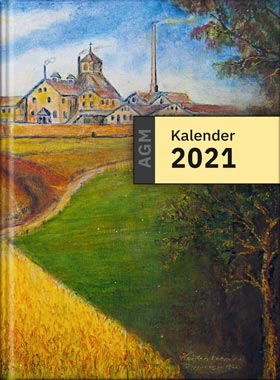 Cover "Auf dem Zeitpfeil von der Römerzeit bis gestern", AGM-Kalender 2021