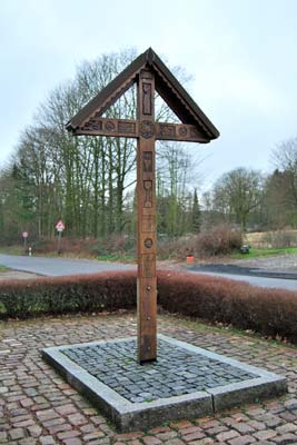 Cholera-Kreuz Mausbach (2003), Rothe Gasse